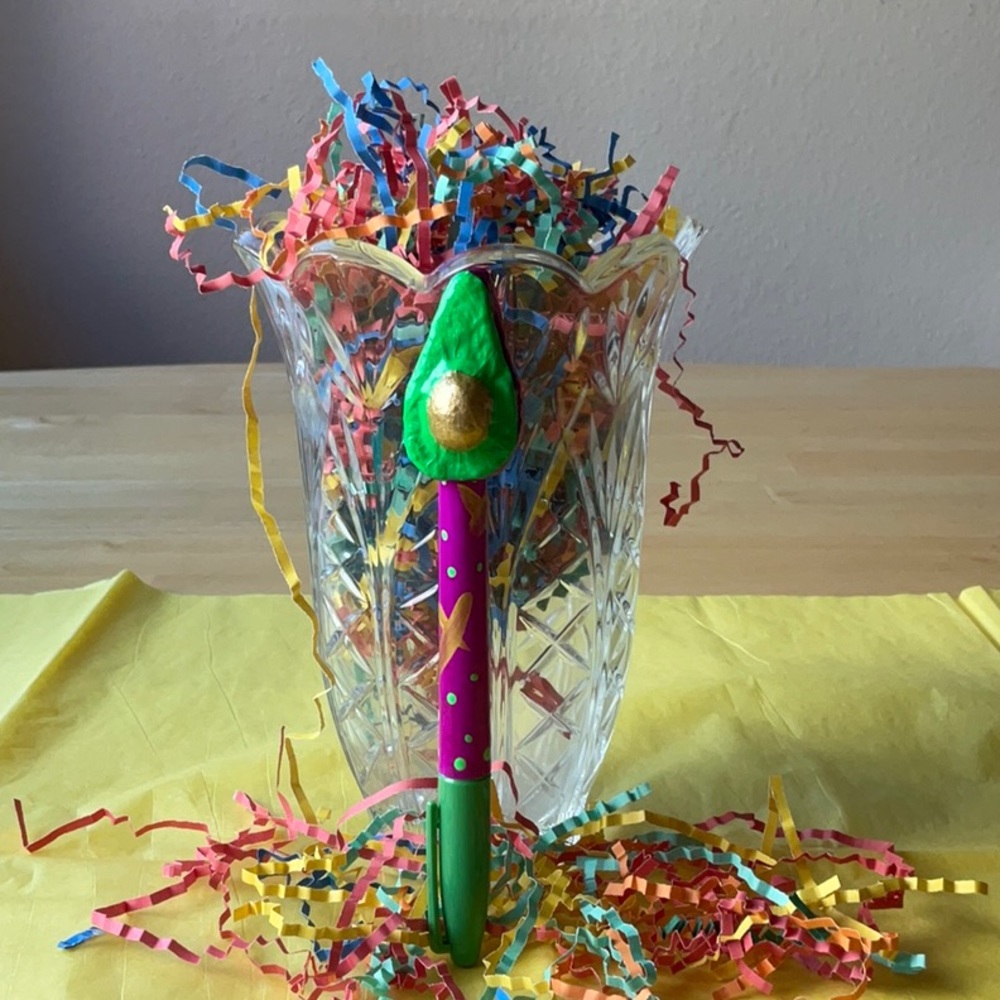 🥑 CONSUELA PAPER MACHE PENS & MARKERS 🥑NWT 🥑 - Picture 16 of 16